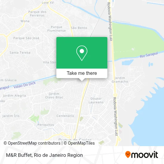 M&R Buffet map