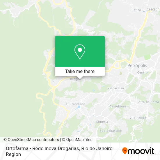 Ortofarma - Rede Inova Drogarias map