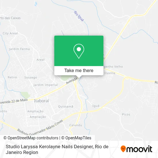 Studio Laryssa Kerolayne Nails Designer map