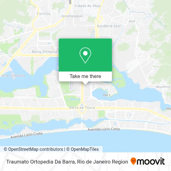 Traumato Ortopedia Da Barra map