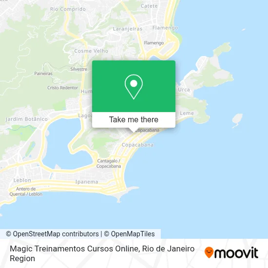 Magic Treinamentos Cursos Online map