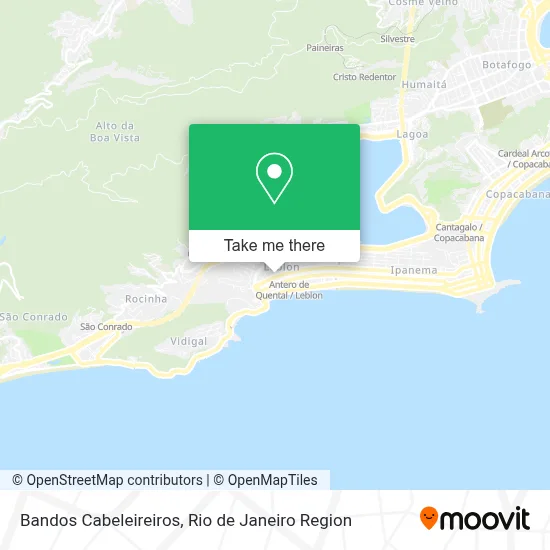 Bandos Cabeleireiros map