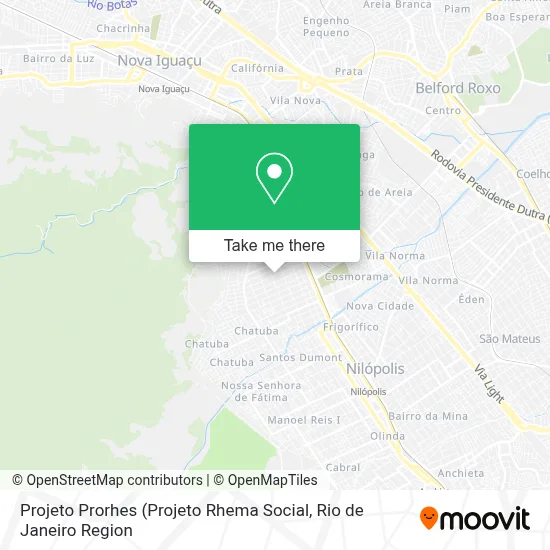 Projeto Prorhes map