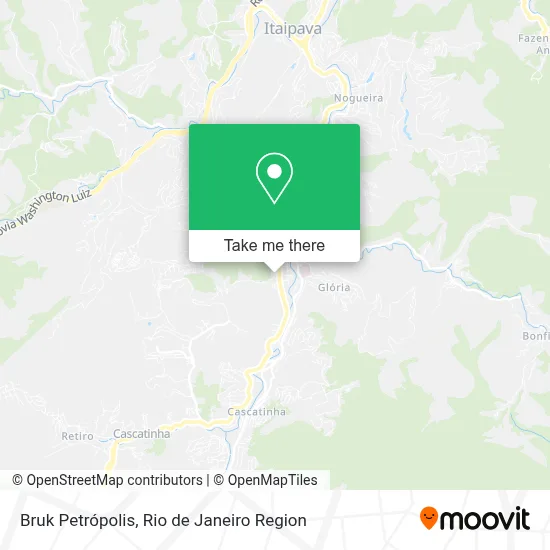 Bruk Petrópolis map