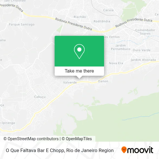 O Que Faltava Bar E Chopp map