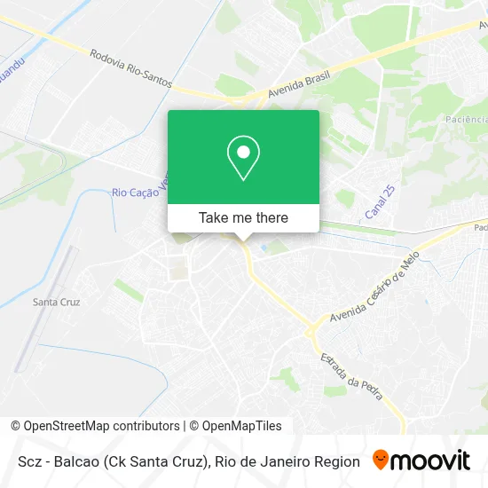 Scz - Balcao (Ck Santa Cruz) map