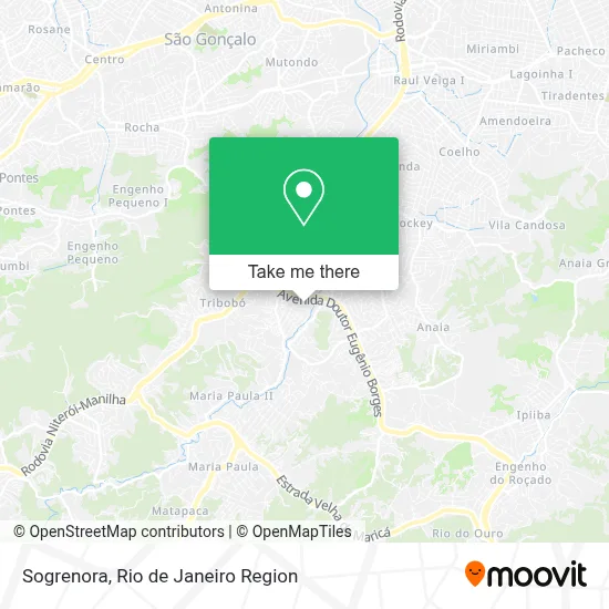 Sogrenora map