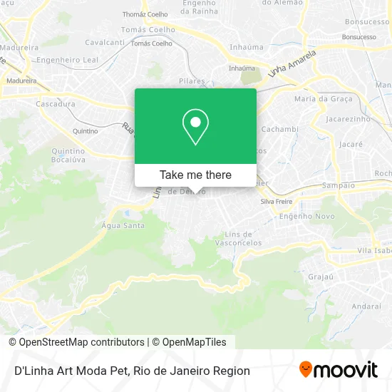 D'Linha Art Moda Pet map