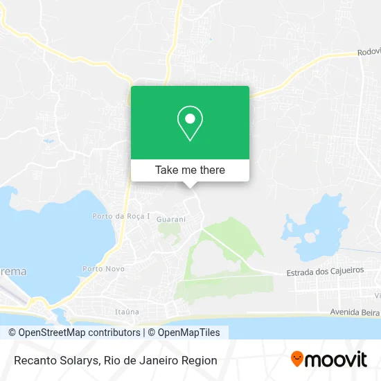 Recanto Solarys map