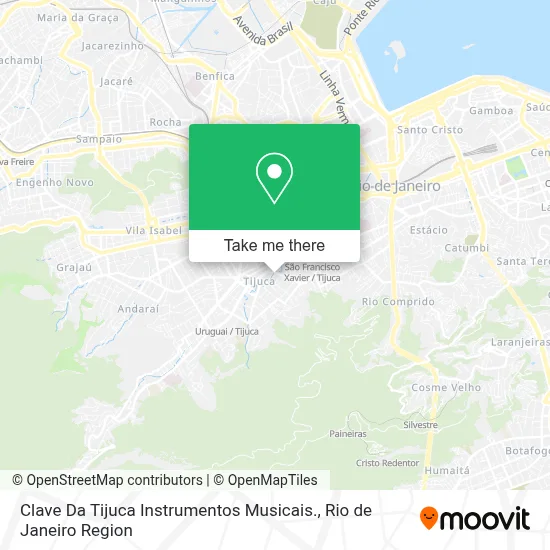 Clave Da Tijuca Instrumentos Musicais. map