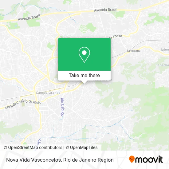 Nova Vida Vasconcelos map