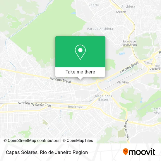 Capas Solares map