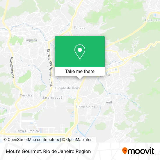 Mout's Gourmet map