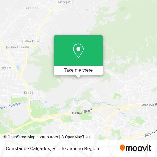 Constance Calçados map