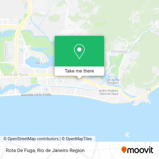 Rota De Fuga map