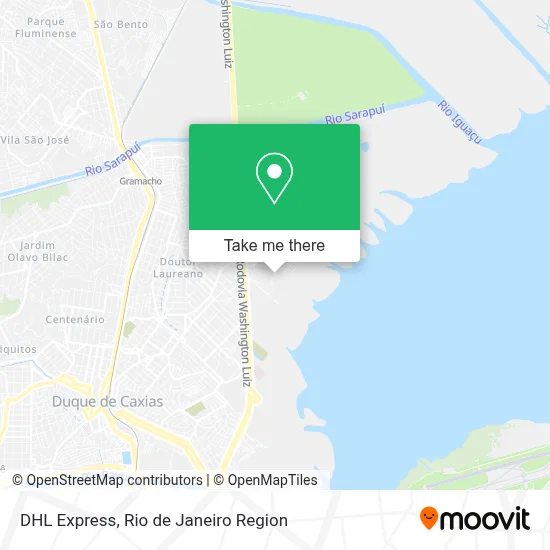 DHL Express map