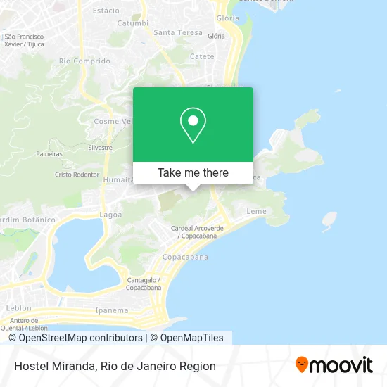 Hostel Miranda map