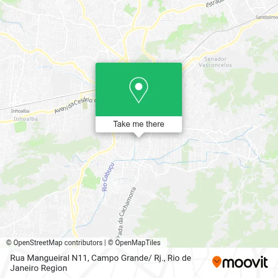 Rua Mangueiral N11, Campo Grande/ Rj. map