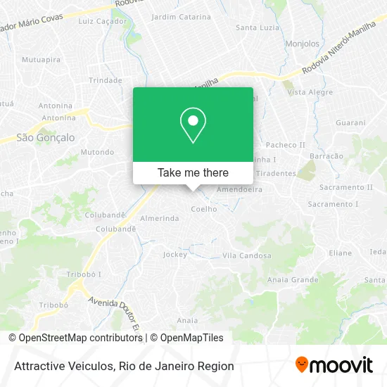 Attractive Veiculos map