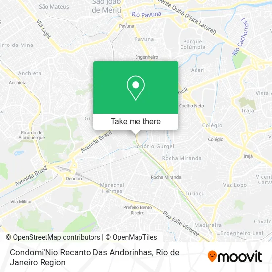 Condomi'Nio Recanto Das Andorinhas map