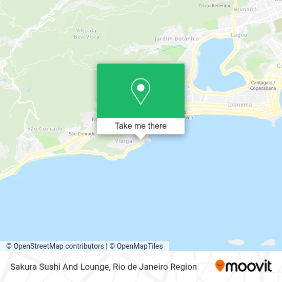 Sakura Sushi And Lounge map