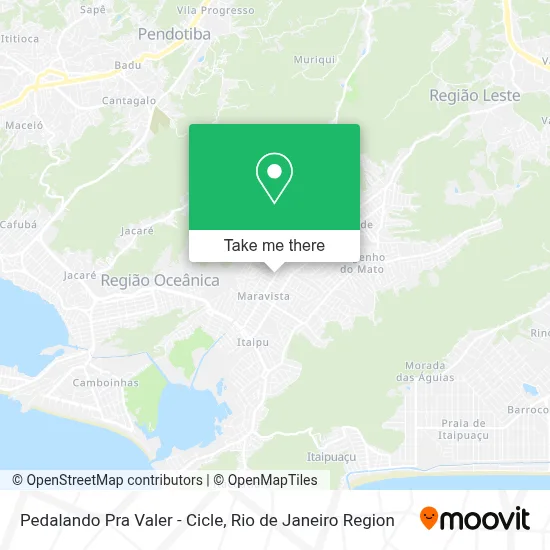 Pedalando Pra Valer - Cicle map