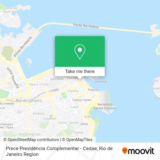 Prece Previdência Complementar - Cedae map