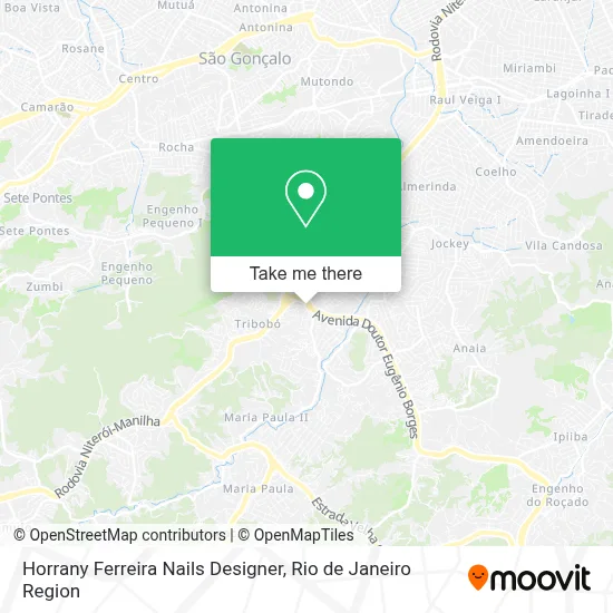 Horrany Ferreira Nails Designer map