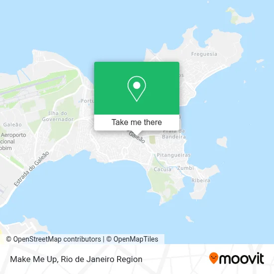 Make Me Up map