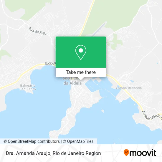 Dra. Amanda Araujo map
