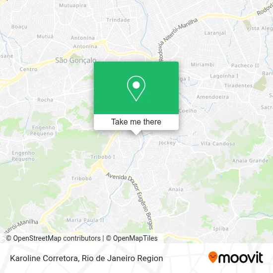 Karoline Corretora map