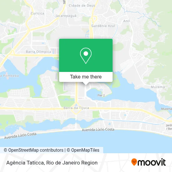 Agência Taticca map