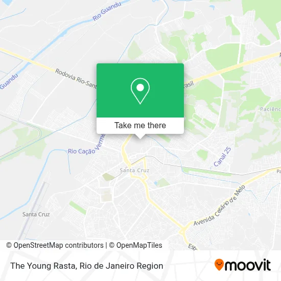 The Young Rasta map