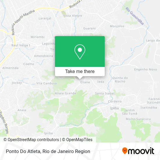 Ponto Do Atleta map