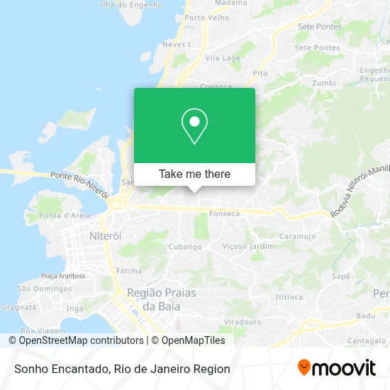 Sonho Encantado map