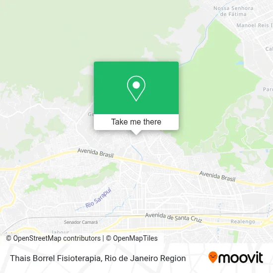 Thais Borrel Fisioterapia map