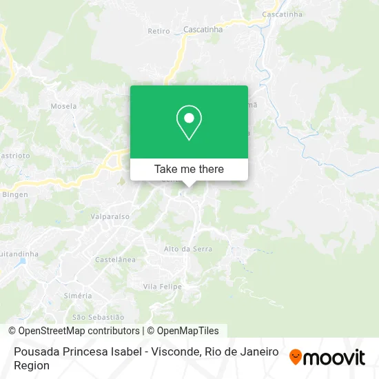 Pousada Princesa Isabel - Visconde map