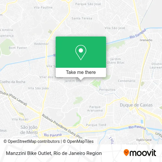 Manzzini Bike Outlet map