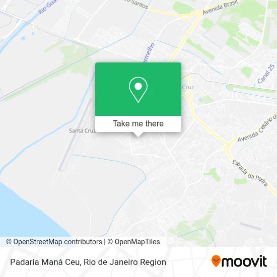 Padaria Maná Ceu map