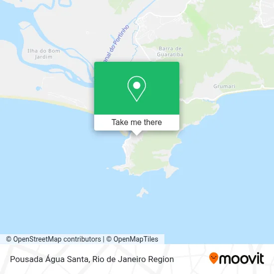 Pousada Água Santa map