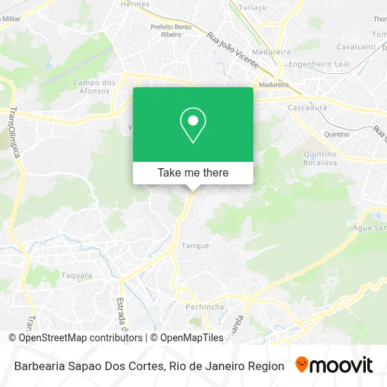 Barbearia Sapao Dos Cortes map