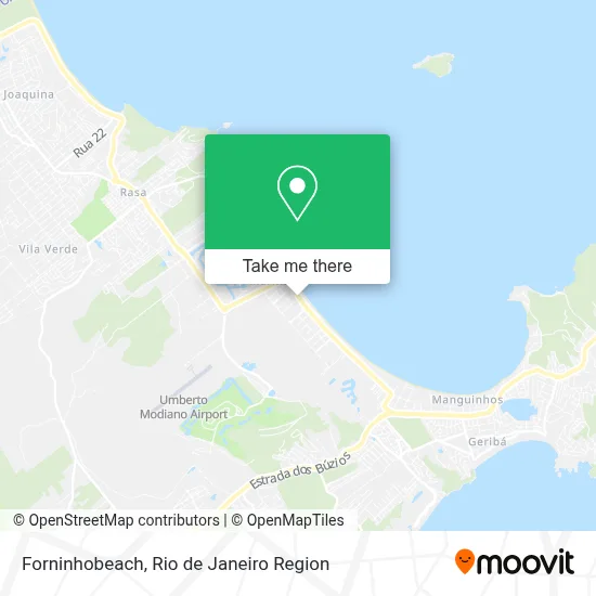 Forninhobeach map