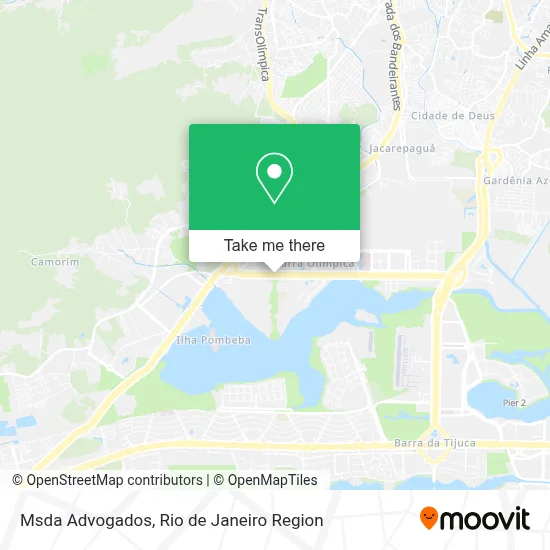 Msda Advogados map