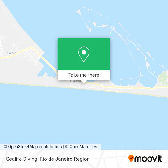 Sealife Diving map