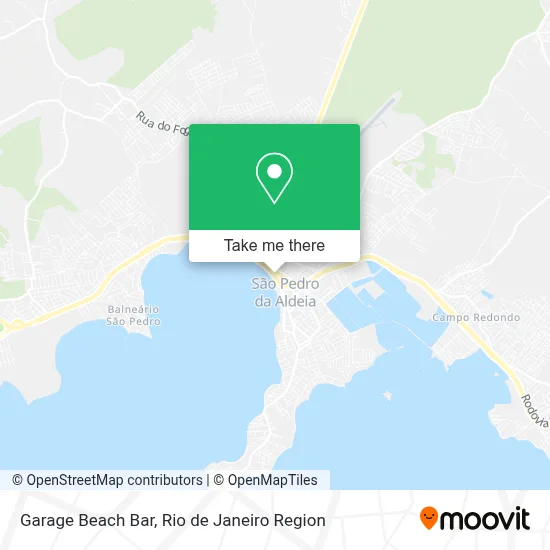 Garage Beach Bar map