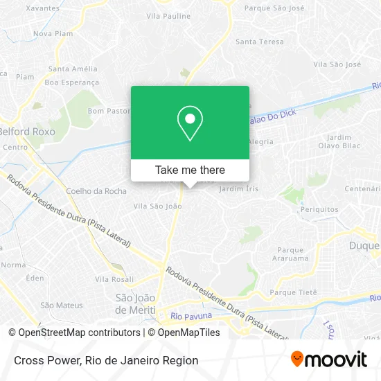 Cross Power map