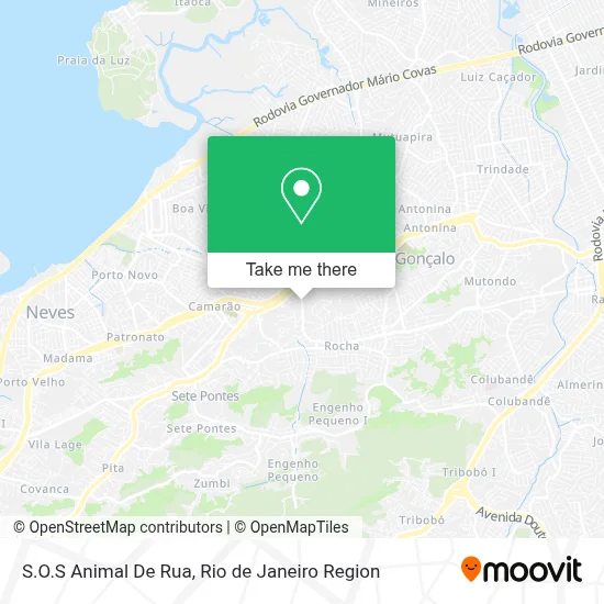 S.O.S Animal De Rua map