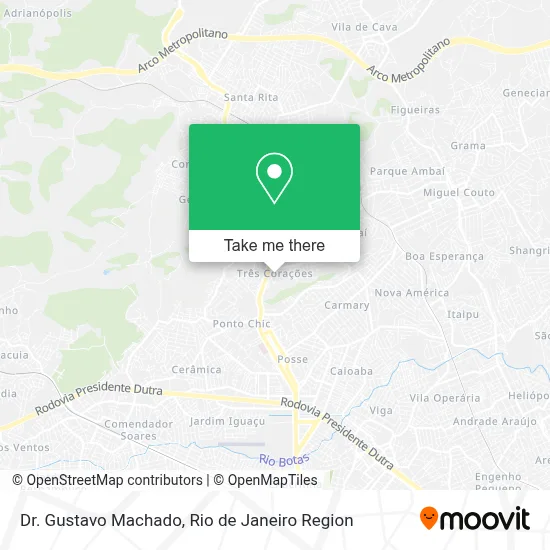 Dr. Gustavo Machado map