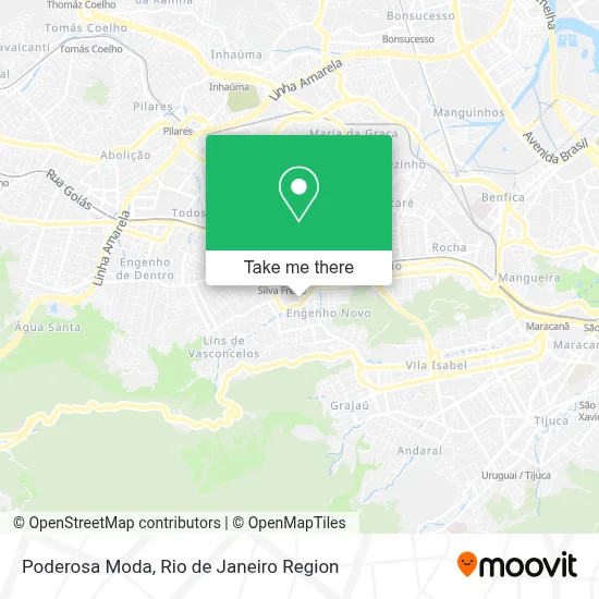 Poderosa Moda map