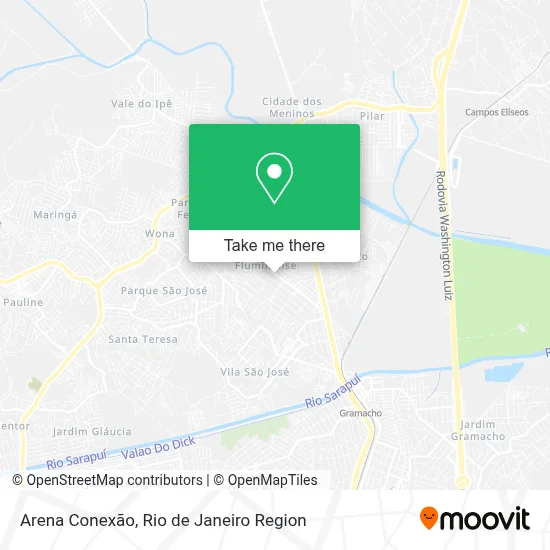 Arena Conexão map